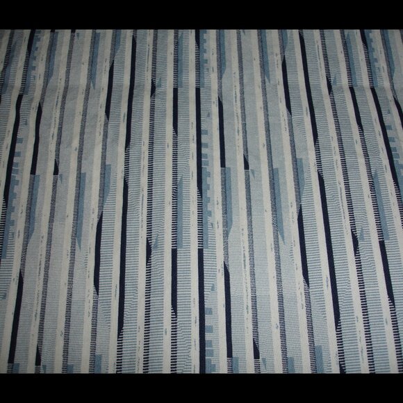 English Laundry Mens long sleeve Blue striped Formal Shirt Medium - Picture 3 of 4